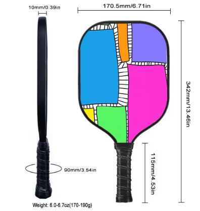 Fiberglass Pickleball Paddle For Kids